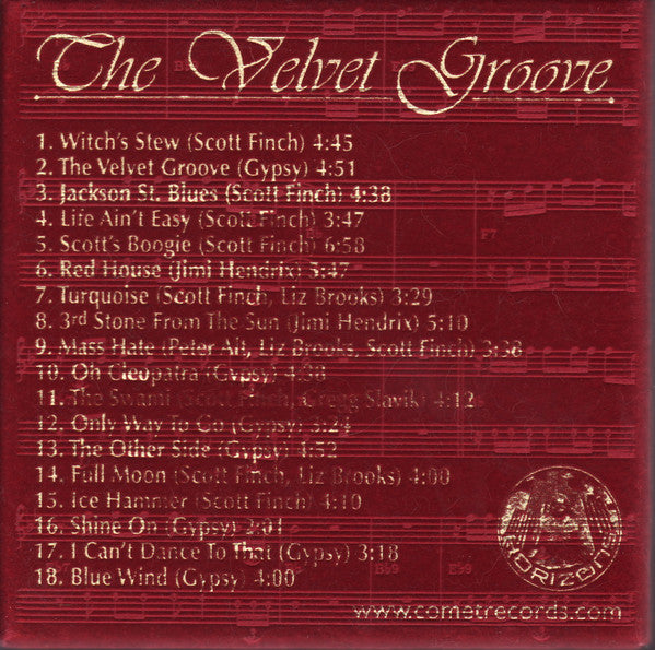Scott Finch  &  Gypsy (20) : The Velvet Groove (CD, Album, Ltd, Vel)