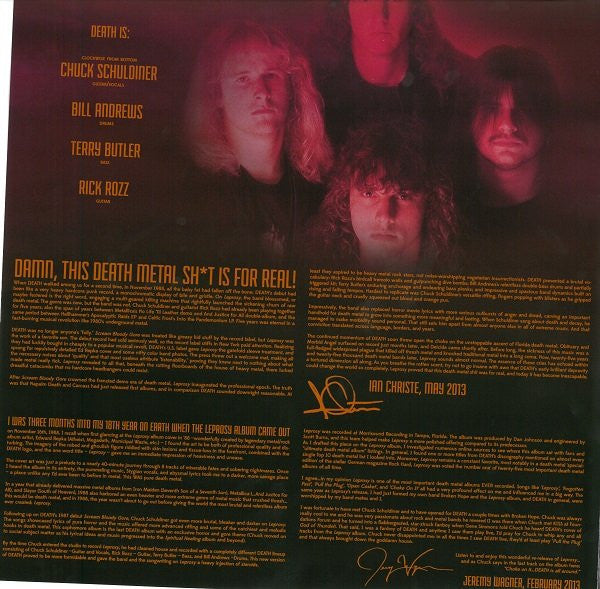 Death (2) : Leprosy (LP, Album, RE, RM)