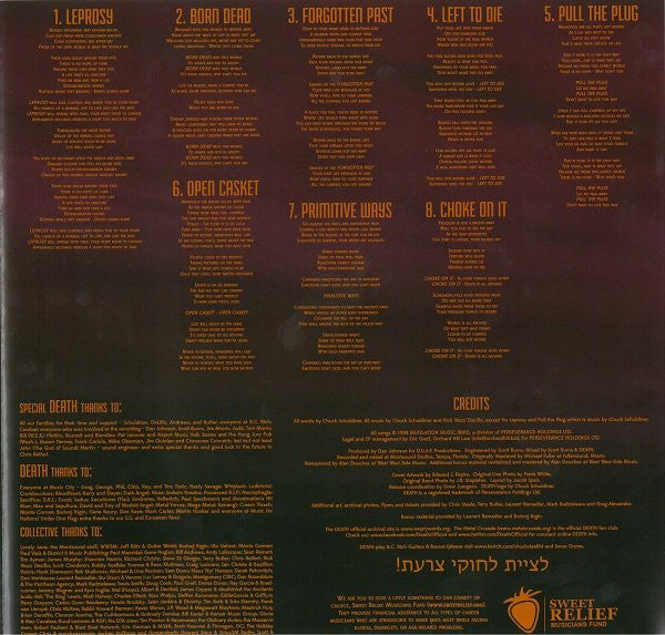 Death (2) : Leprosy (LP, Album, RE, RM)