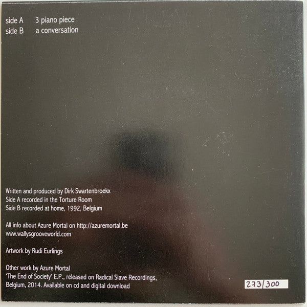 Azure Mortal : 3 Piano Piece / A Conversation (7")