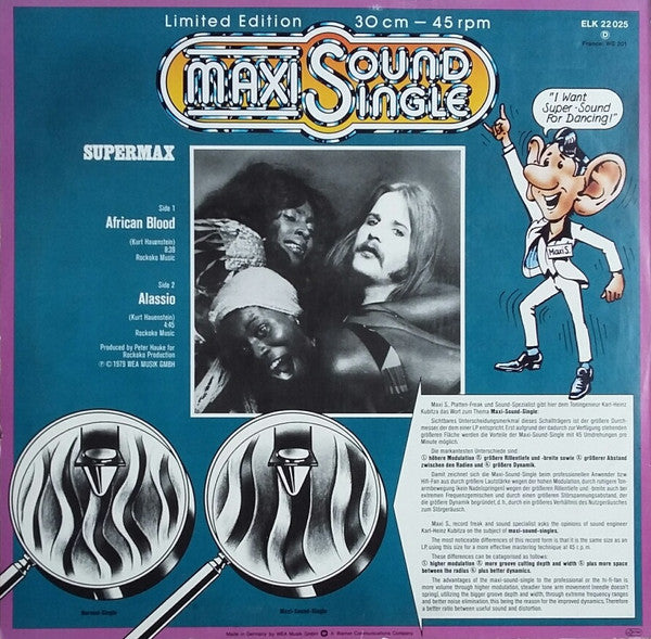 Supermax : African Blood (12", Maxi, Ltd)