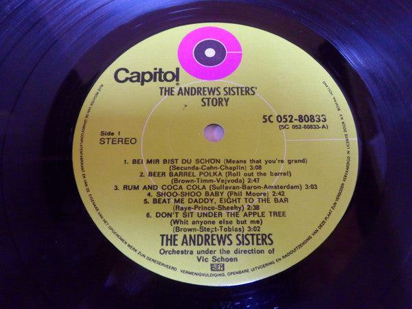 The Andrews Sisters : The Andrews Sisters Story (LP, Comp)