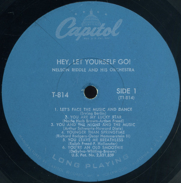 Nelson Riddle And His Orchestra : Hey...Let Yourself Go! (LP, Album, Mono)