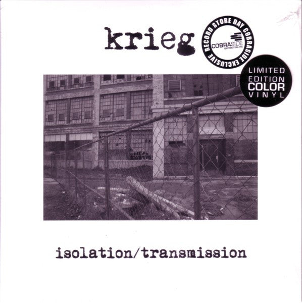 Krieg : Isolation/Transmission (7", Ltd, Ora)