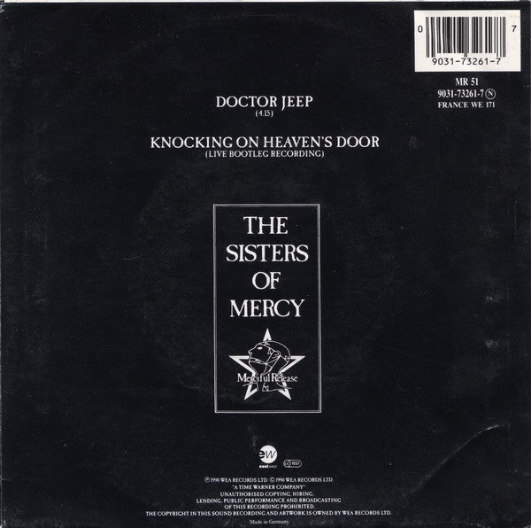 The Sisters Of Mercy : Doctor Jeep (7", Single)
