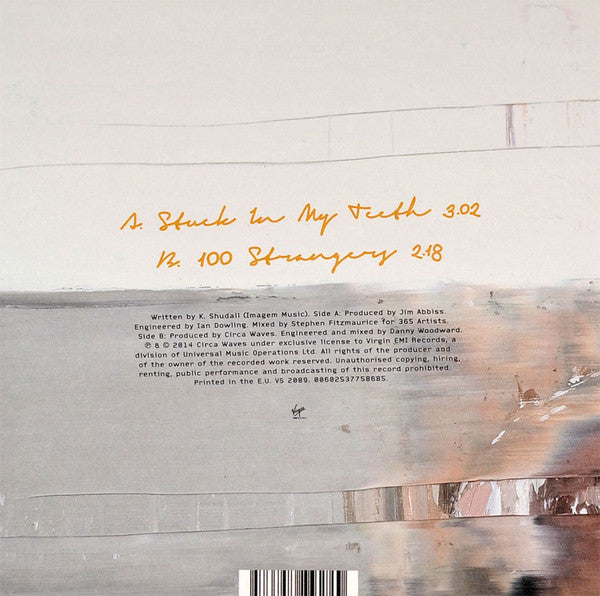 Circa Waves : Stuck In My Teeth (7", Single, Ltd, Yel)