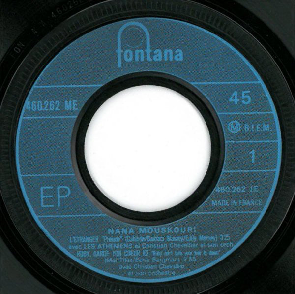 Nana Mouskouri : L'Étranger (7", EP)