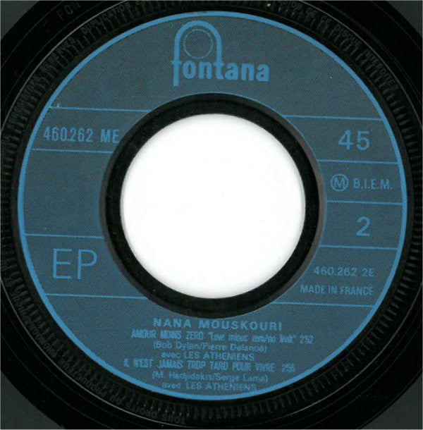 Nana Mouskouri : L'Étranger (7", EP)