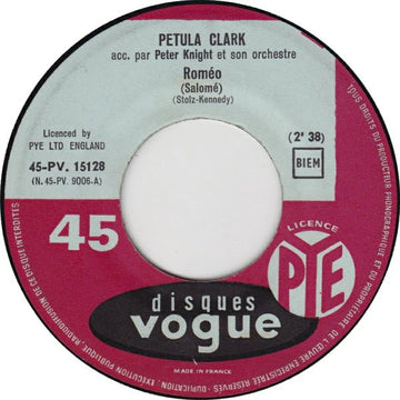 Petula Clark : Roméo (Salomé) (7", Single)