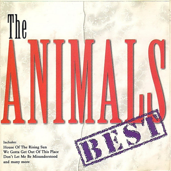 The Animals : Best (CD, Comp, Unofficial)