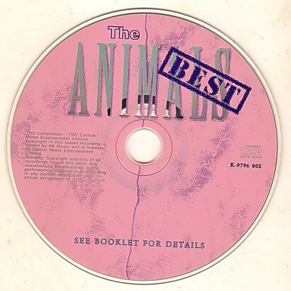 The Animals : Best (CD, Comp, Unofficial)
