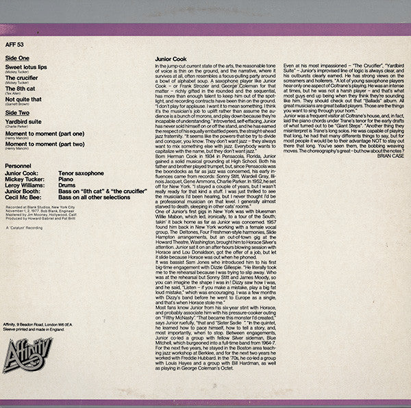 Junior Cook : Pressure Cooker (LP, Album)