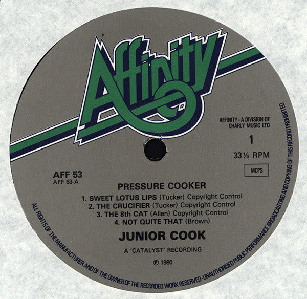 Junior Cook : Pressure Cooker (LP, Album)
