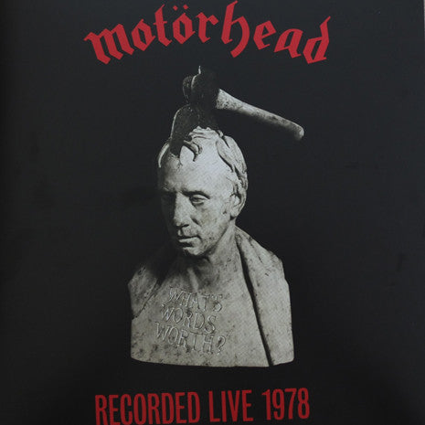 Motörhead : What's Words Worth? - Recorded Live 1978 (LP, Album, RE, Red)