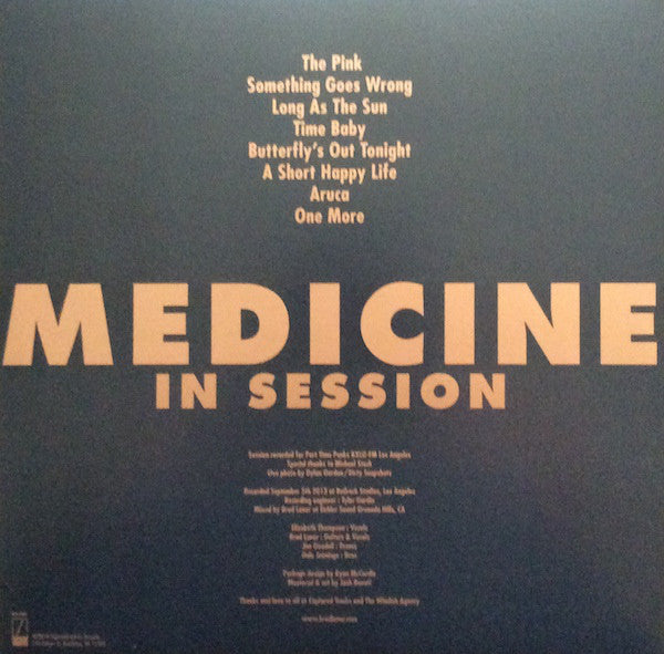 Medicine (2) : In Session (LP, Album, Bla)