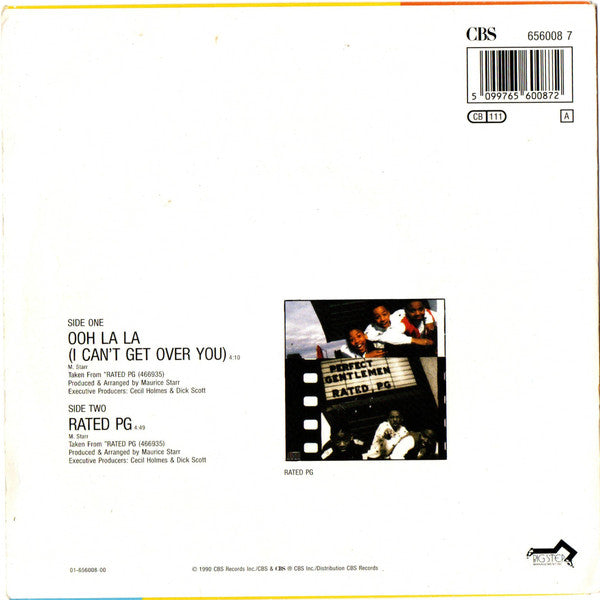 Perfect Gentlemen : Ooh La La (I Can't Get Over You) (7")
