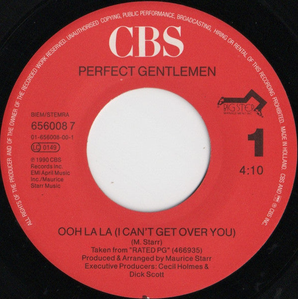 Perfect Gentlemen : Ooh La La (I Can't Get Over You) (7")