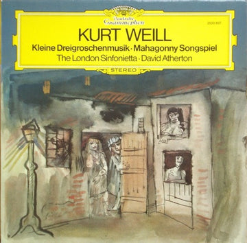 Kurt Weill, London Sinfonietta, David Atherton (2) : Kleine Dreigroschenmusik / Mahagonny Songspiel (LP)