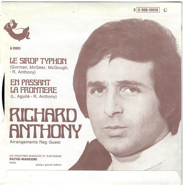 Richard Anthony (2) : Le Sirop Typhon (7", Single)