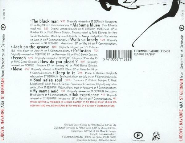 Ludovic Navarre AKA St Germain : From Detroit To St Germain (CD, Comp)
