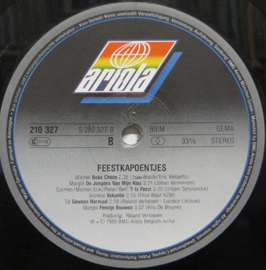 De Feestkapoentjes : Feestkapoentjes (LP, Album)