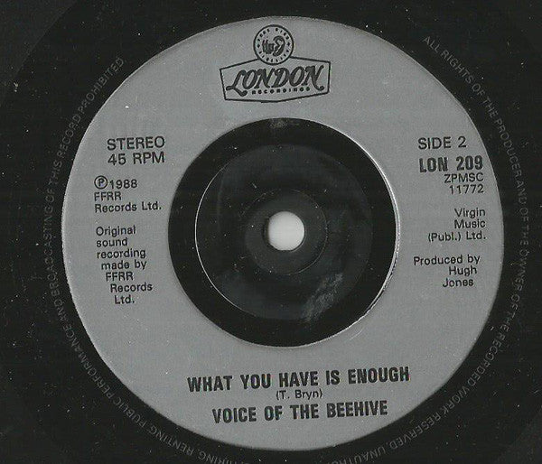 Voice Of The Beehive : Man In The Moon (7")