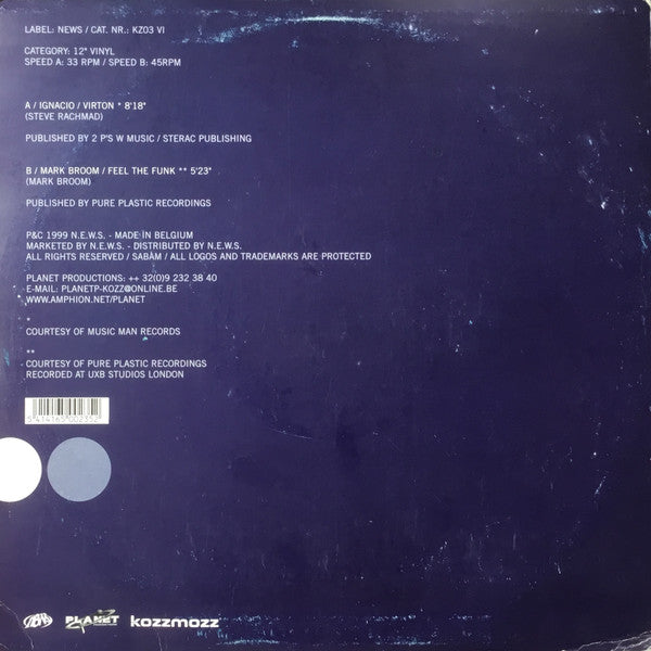 Ignacio / Mark Broom : Kozzmozz Compilation (12")