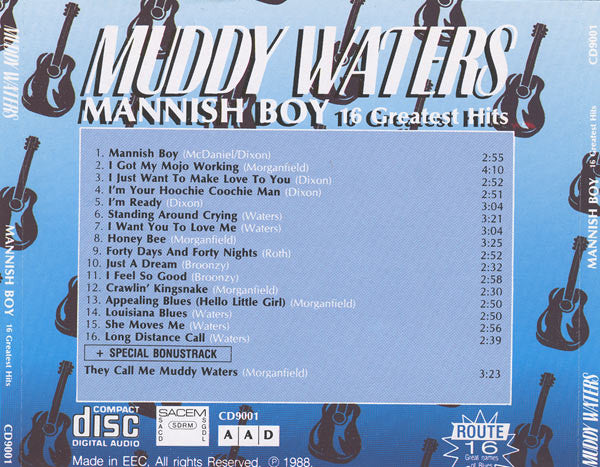 Muddy Waters : Mannish Boy (16 Greatest Hits) (CD, Comp)