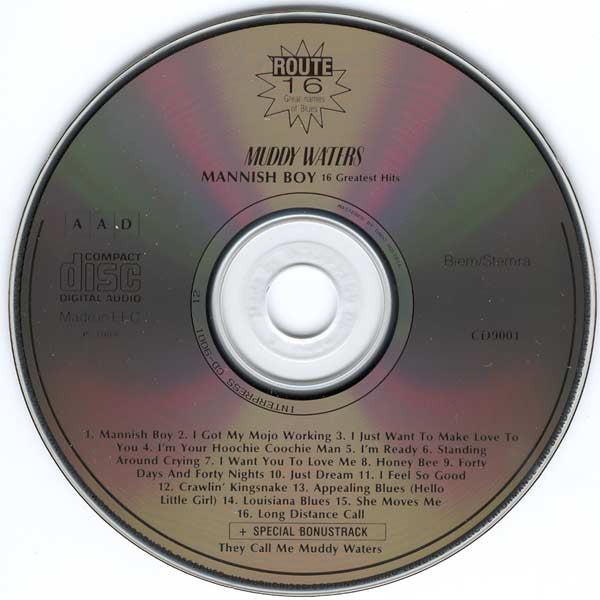Muddy Waters : Mannish Boy (16 Greatest Hits) (CD, Comp)