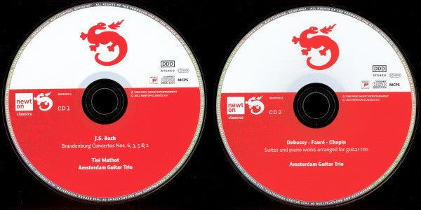 Amsterdam Guitar Trio - Johann Sebastian Bach, Claude Debussy, Frédéric Chopin, Gabriel Fauré : J.S. Bach • Chopin • Debussy • Fauré (2xCD, Comp)