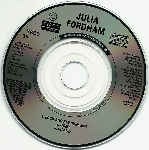Julia Fordham : Lock And Key (CD, Mini, Single)