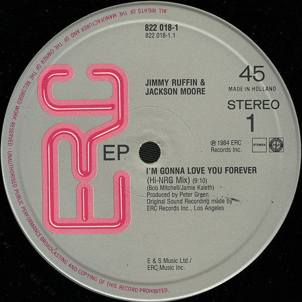 Jackson Moore & Jimmy Ruffin : I'm Gonna Love You Forever (12", EP)