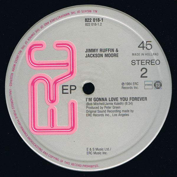 Jackson Moore & Jimmy Ruffin : I'm Gonna Love You Forever (12", EP)