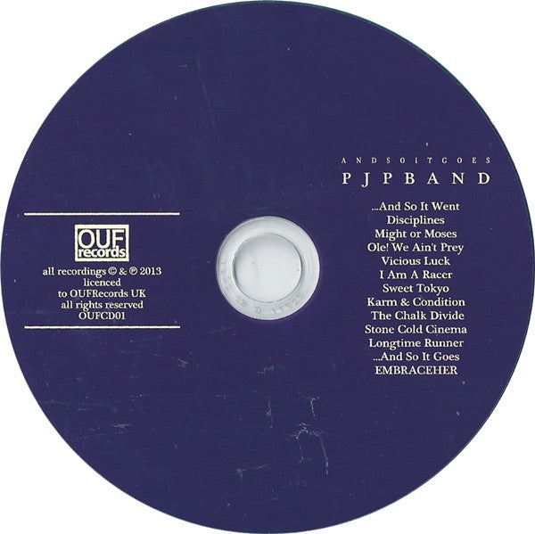 The Patrick James Pearson Band : ...And So It Goes (CDr, Album)