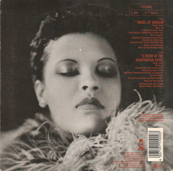 U2 : Angel Of Harlem (7", Single)