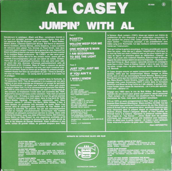 Al Casey : Jumpin' With Al  (LP, Album)