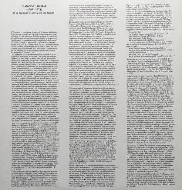 Jean-Noel Hamal : Judith Triumphans - Oratorio (LP)