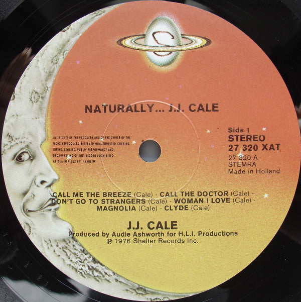 J.J. Cale : Naturally (LP, Album, RE)