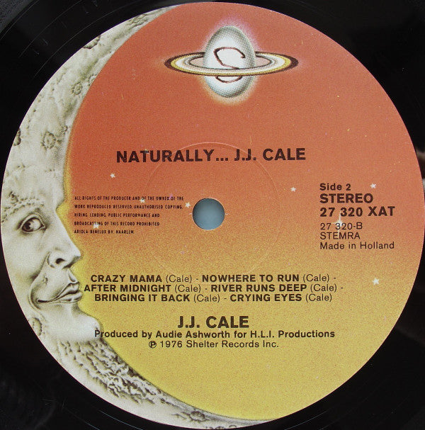 J.J. Cale : Naturally (LP, Album, RE)