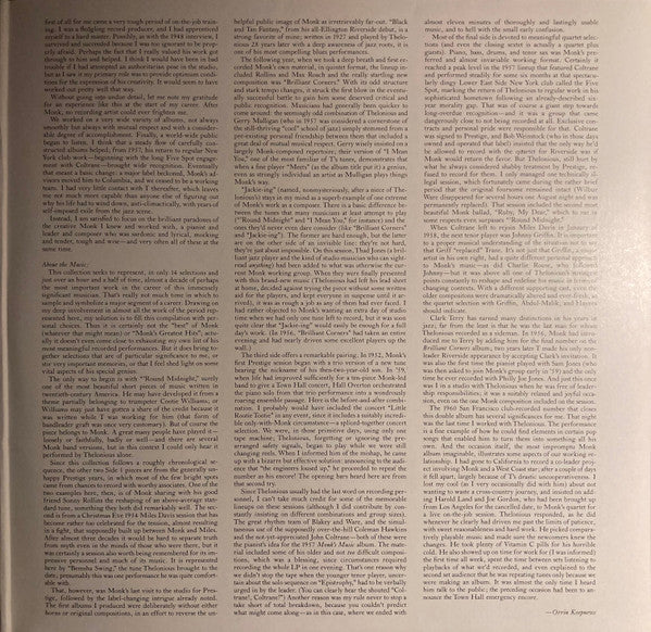 Thelonious Monk : The Thelonious Monk Memorial Album (2xLP, Comp, Gat)