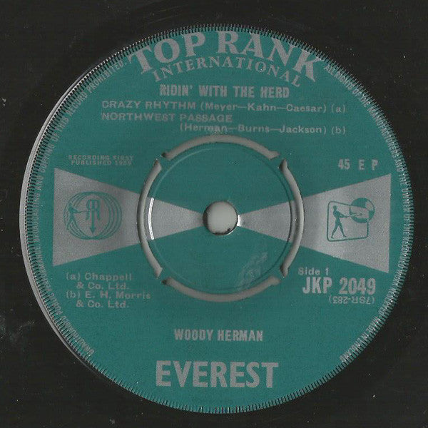 Woody Herman And His Orchestra : Ridin' With The Herd (7", EP)