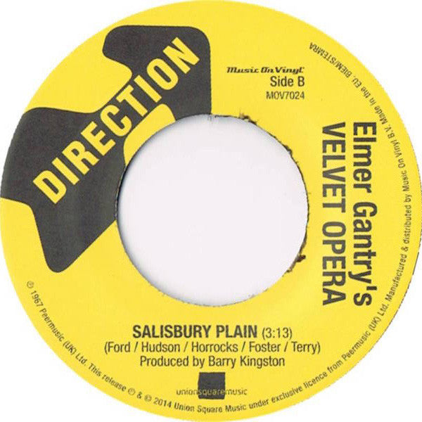 Elmer Gantry's Velvet Opera : Flames / Salisbury Plain (7", RSD, Ltd, Num, RE)