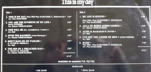 Tonia (3) : This Is My Day (LP, Album)