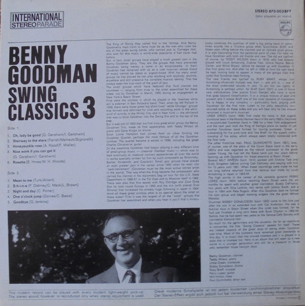 Benny Goodman : Swing Classics 3 (LP, Album)