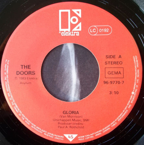The Doors : Gloria (7")