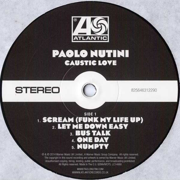 Paolo Nutini : Caustic Love (LP, Album, Gat + LP, S/Sided, Album, Etch)
