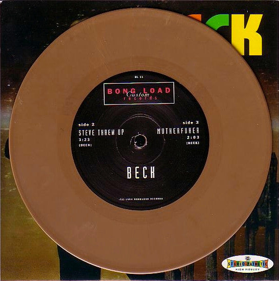 Beck : Steve Threw Up (7", Single, Ltd, Num, RP, Bro)