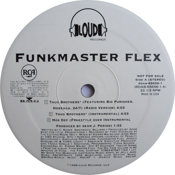 Funkmaster Flex : The Mix Tape Vol. III Sampler (12", Promo, Smplr)