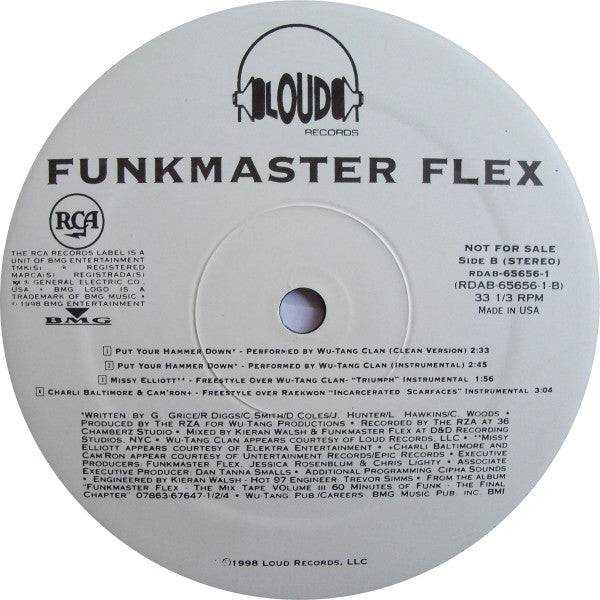 Funkmaster Flex : The Mix Tape Vol. III Sampler (12", Promo, Smplr)