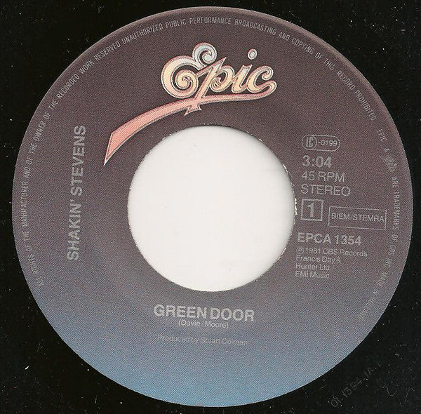 Shakin' Stevens : Green Door (7", Single)
